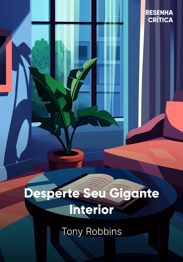 Capa do livro Desperte Seu Gigante Interior, de Tony Robbins — resumo e resenha crítica no 12min