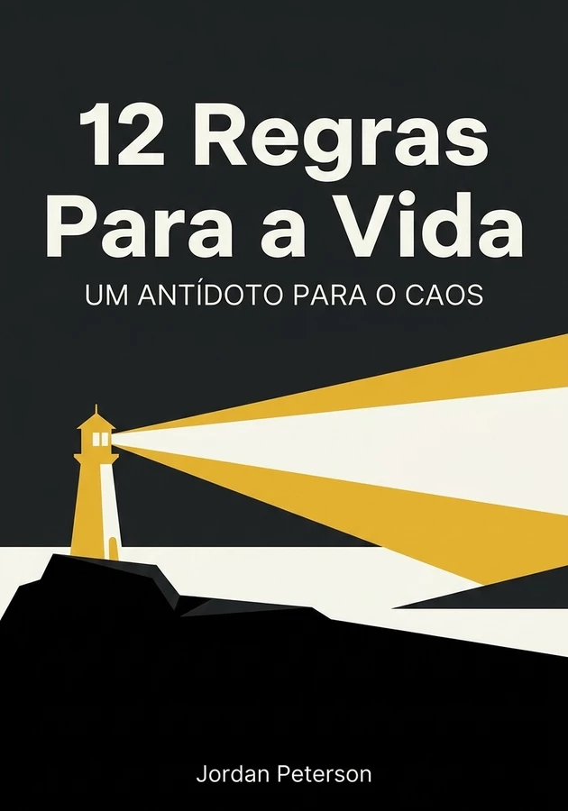 Capa do livro  12 Regras Para a Vida, de Jordan Peterson — resumo e resenha crítica no 12min