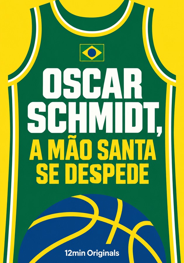 Capa do livro Oscar Schmidt, a Mão Santa se despede, de 12min Originals — resumo e resenha crítica no 12min