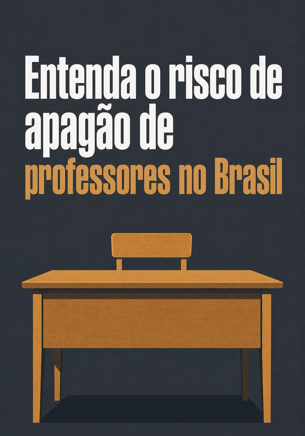 Capa do livro Entenda o risco de apagão de professores no Brasil, de 12min Originals — resumo e resenha crítica no 12min