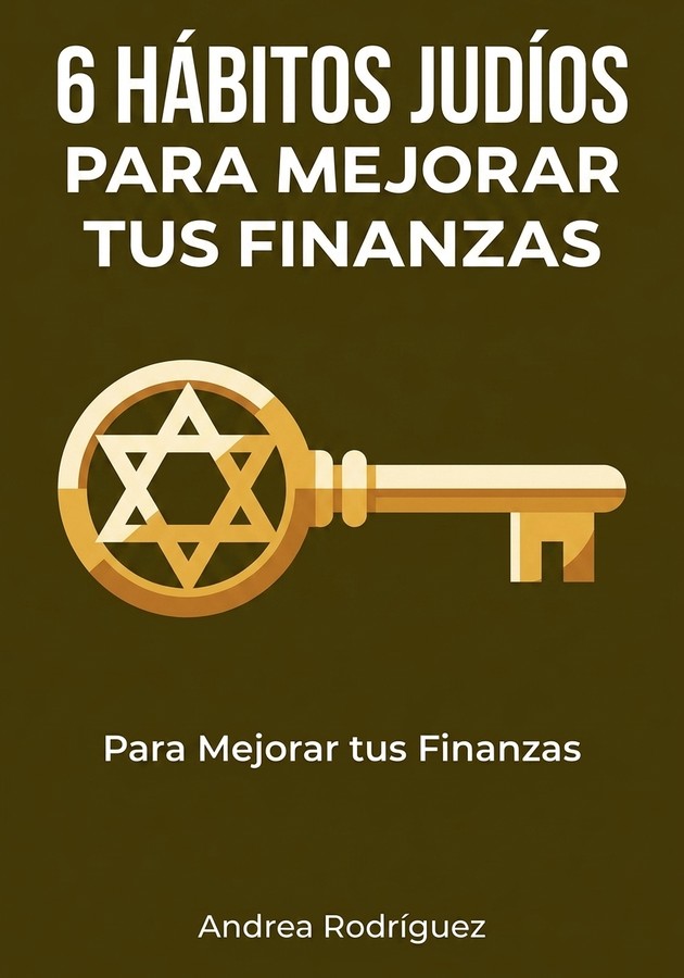 Portada del libro 6 hábitos judíos para mejorar tus finanzas , de  Andrea Rodríguez — resumen crítico y reseña en 12min
