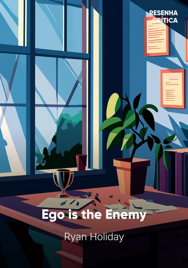 Capa do livro Ego is the Enemy, de Ryan Holiday — resumo e resenha crítica no 12min