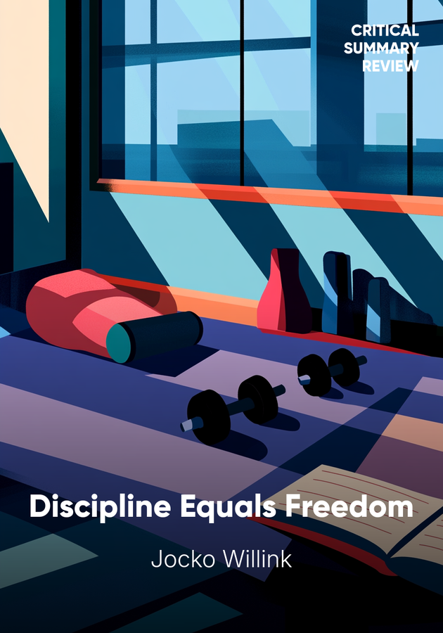 Book cover of Discipline Equals Freedom by Jocko Willink — critical summary review on 12min