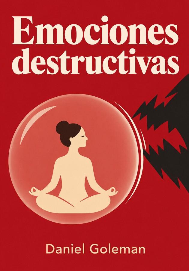 Portada del libro Emociones destructivas, de Daniel Goleman  — resumen crítico y reseña en 12min