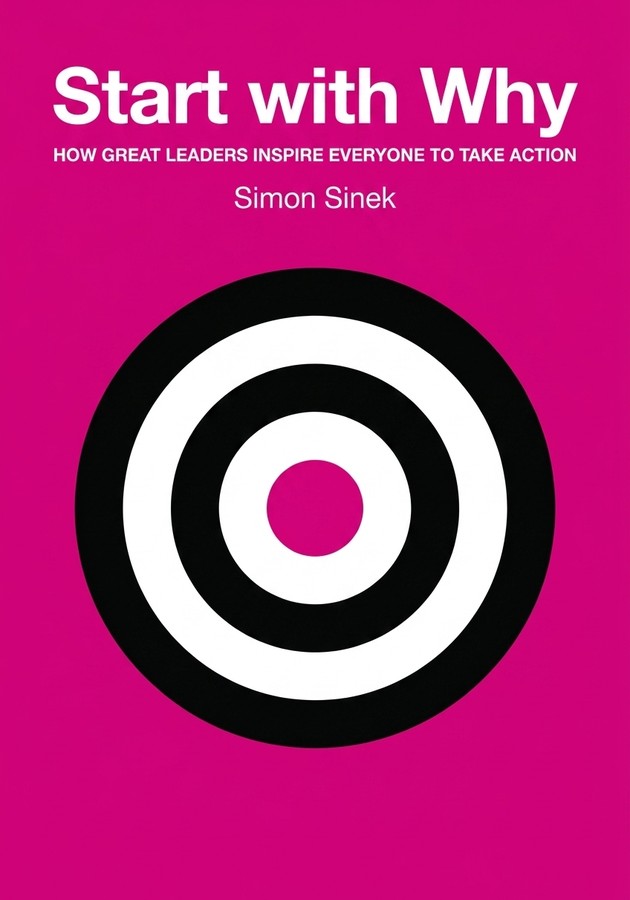 Book cover of Start with Why by Simon Sinek — critical summary review on 12min
