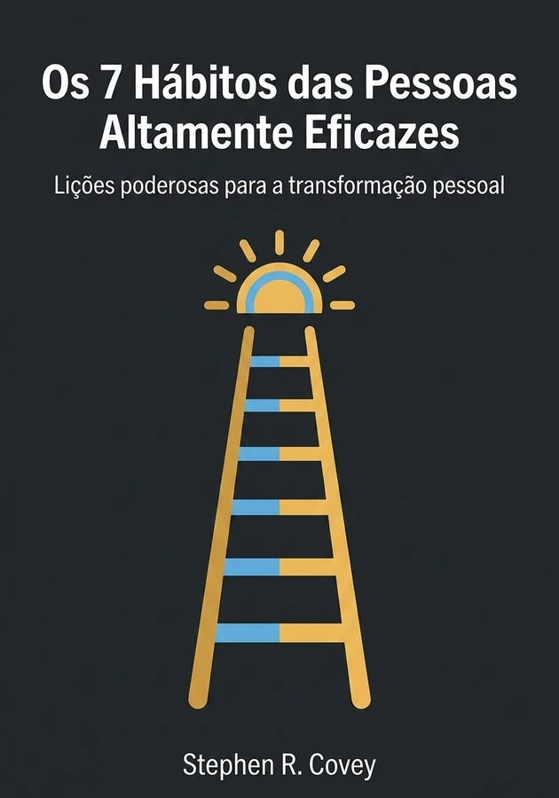 Capa do livro Os 7 Hábitos das Pessoas Altamente Eficazes , de Stephen R. Covey — resumo e resenha crítica no 12min