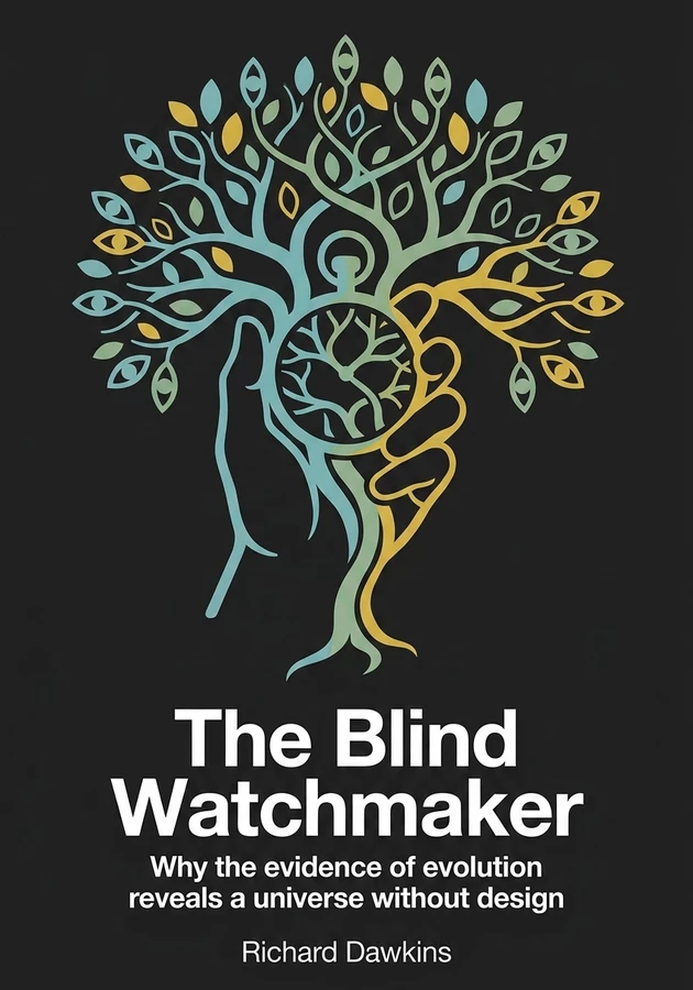 Book cover of The Blind Watchmaker by Richard Dawkins — critical summary review on 12min