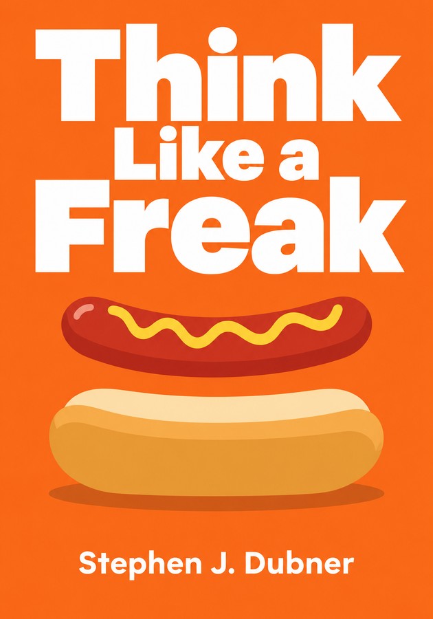 Book cover of Think Like a Freak by Stephen J. Dubner — critical summary review on 12min