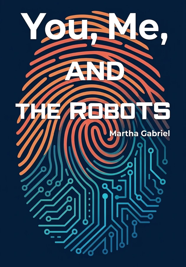 Book cover of You, Me, and the Robots by Martha Gabriel — critical summary review on 12min