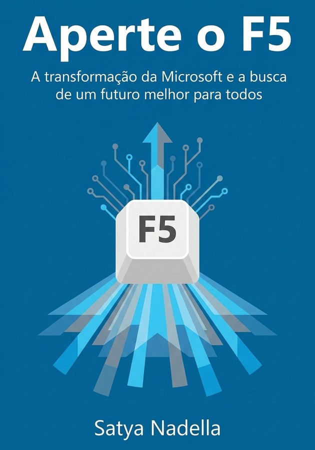 Capa do livro Aperte o F5, de Satya Nadella — resumo e resenha crítica no 12min