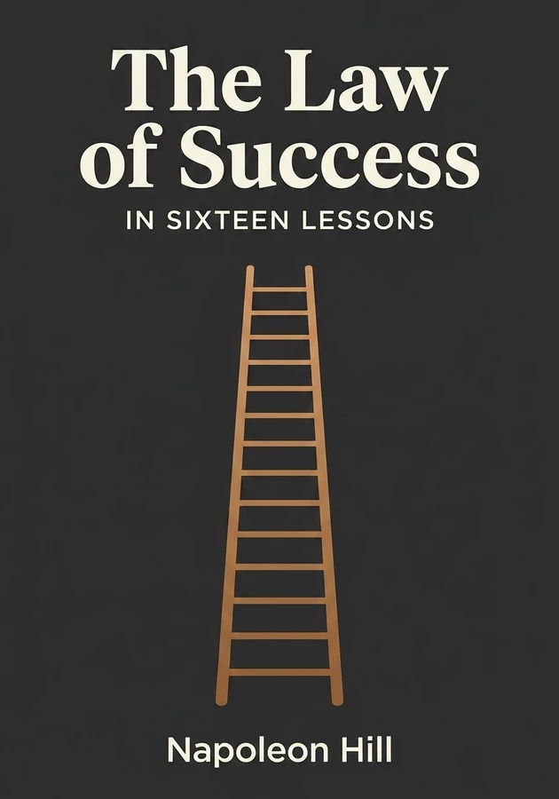 Book cover of The Law of Success by Napoleon Hill — critical summary review on 12min