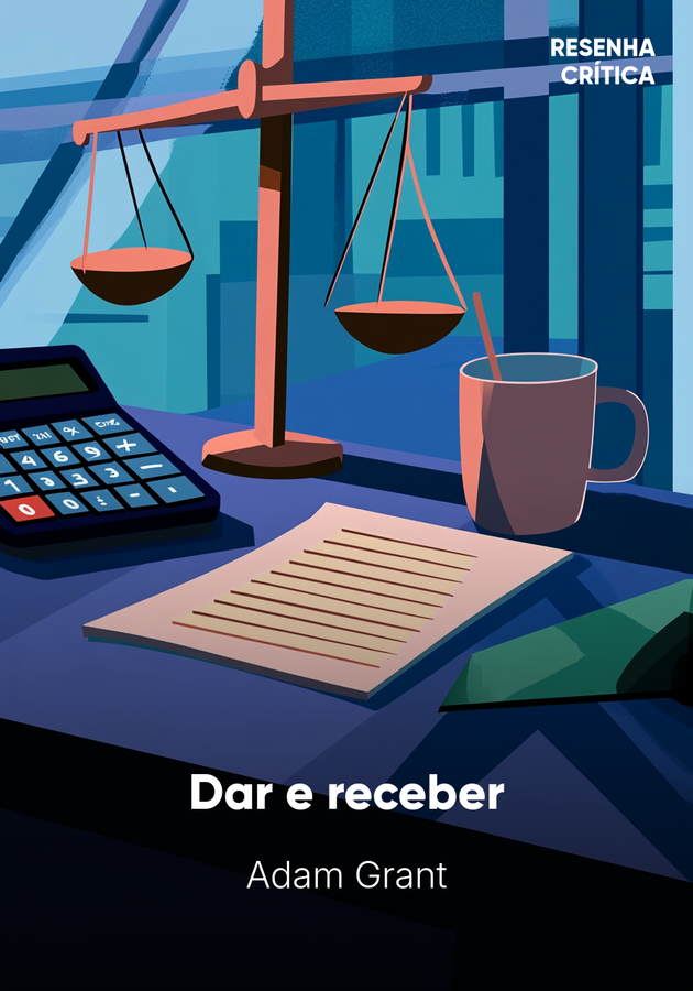 Capa do livro Dar e receber, de Adam Grant — resumo e resenha crítica no 12min