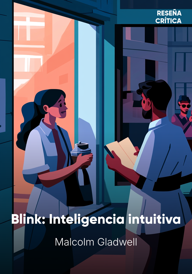 Portada del libro Blink: Inteligencia intuitiva, de Malcolm Gladwell — resumen crítico y reseña en 12min