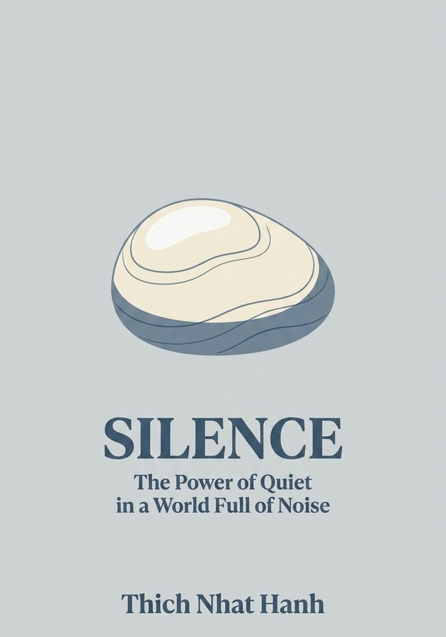 Book cover of Silence by Thich Nhat Hanh — critical summary review on 12min