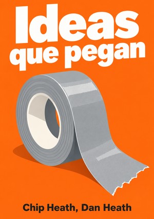 Portada del libro Ideas que pegan, de Chip Heath & Dan Heath — resumen crítico y reseña en 12min