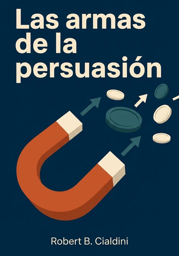 Portada del libro Las armas de la persuasión, de Robert B. Cialdini — resumen crítico y reseña en 12min