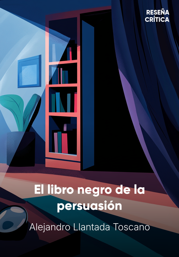 Portada del libro El libro negro de la persuasión, de Alejandro Llantada Toscano — resumen crítico y reseña en 12min