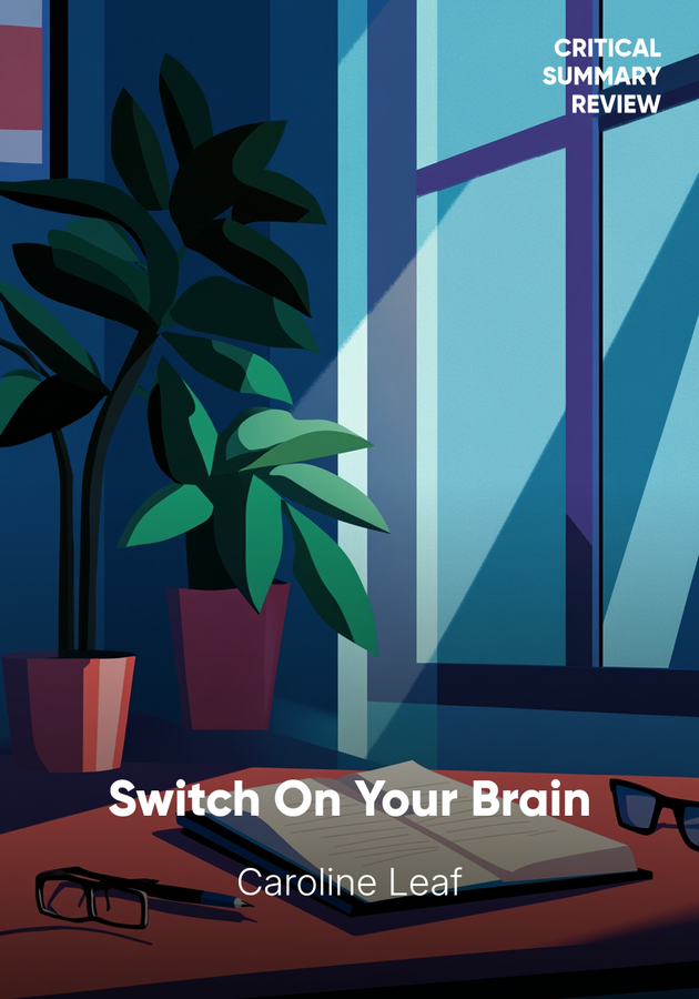 Book cover of Switch On Your Brain by Caroline Leaf — critical summary review on 12min