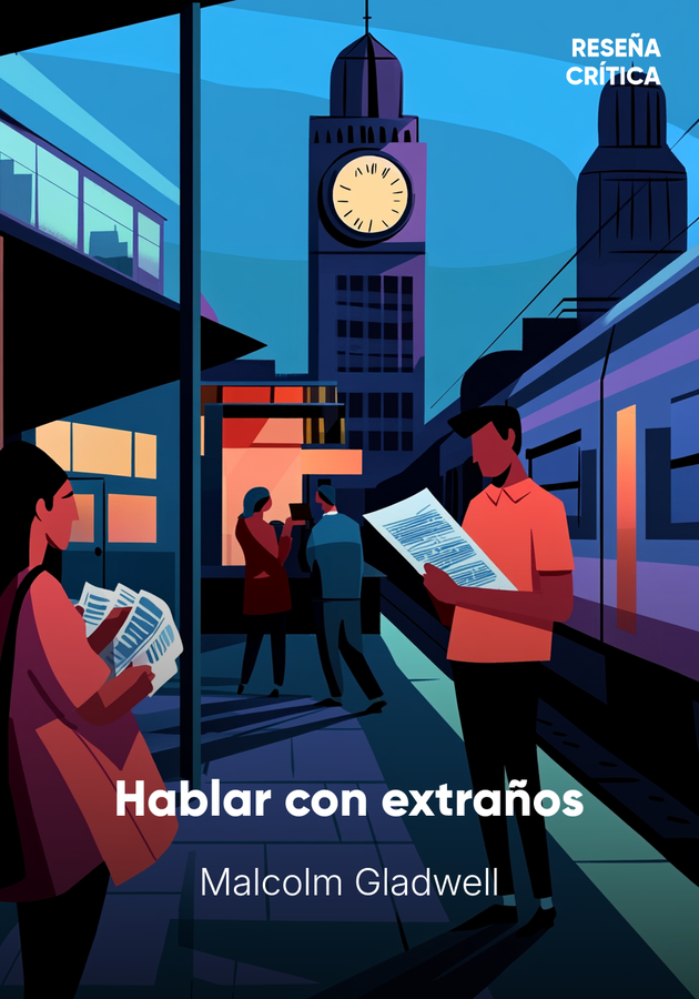 Portada del libro Hablar con extraños, de Malcolm Gladwell — resumen crítico y reseña en 12min