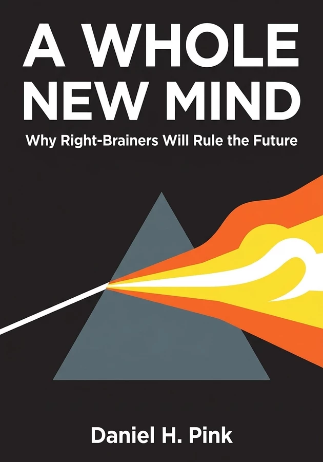 Book cover of A Whole New Mind by Daniel H. Pink — critical summary review on 12min