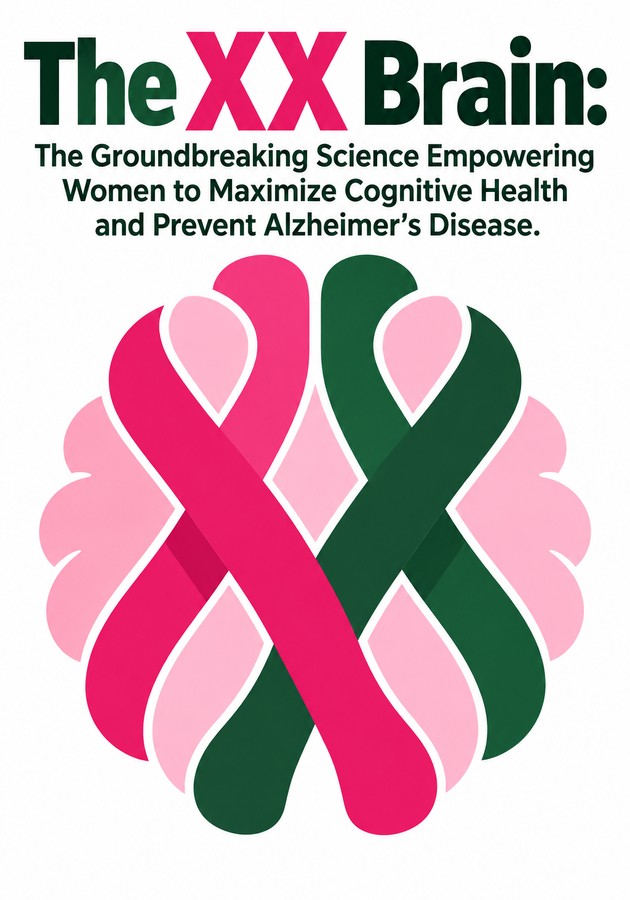 Book cover of The XX Brain: The Groundbreaking Science Empowering Women to Maximize Cognitive Health and Prevent Alzheimer's Disease. by  — critical summary review on 12min