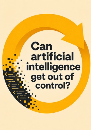 Book cover of Can artificial intelligence get out of control? by 12min Originals — critical summary review on 12min