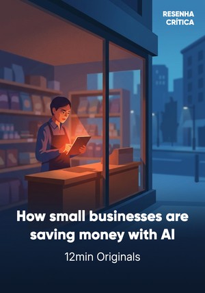 Book cover of How small businesses are saving money with AI by 12min Originals — critical summary review on 12min
