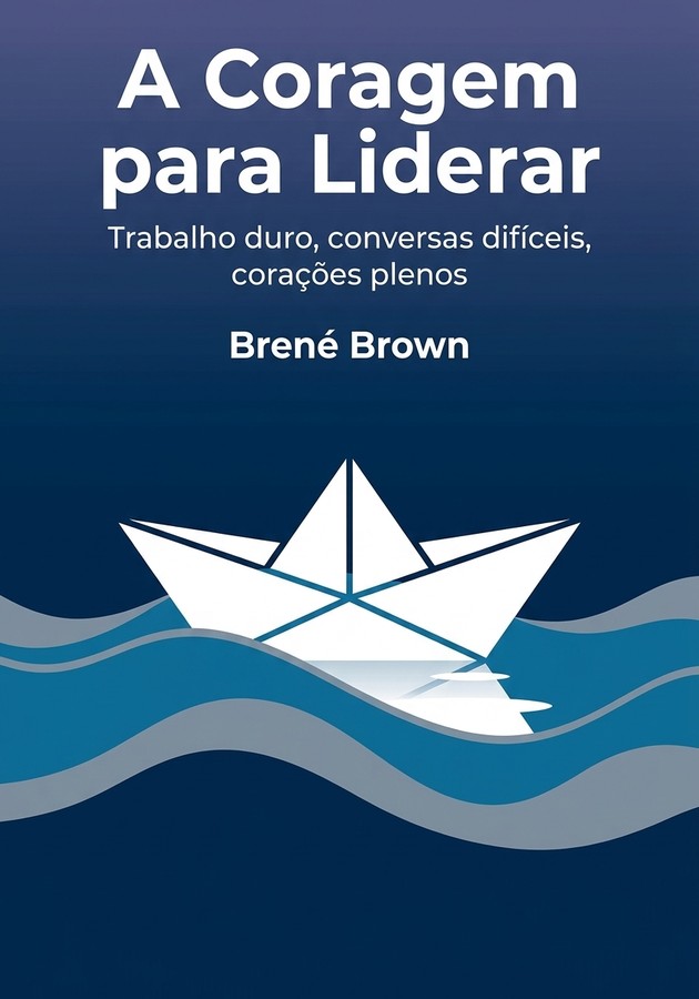 Capa do livro A Coragem para Liderar, de Brené Brown — resumo e resenha crítica no 12min
