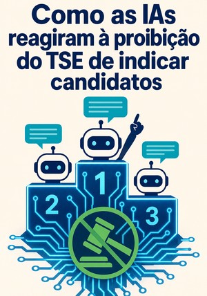 Capa do livro Como as IAs reagiram à proibição do TSE de indicar candidatos, de 12min Originals — resumo e resenha crítica no 12min