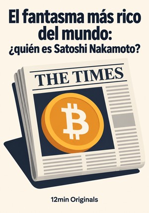 Portada del libro El fantasma más rico del mundo: ¿quién es Satoshi Nakamoto?, de 12min Originals — resumen crítico y reseña en 12min