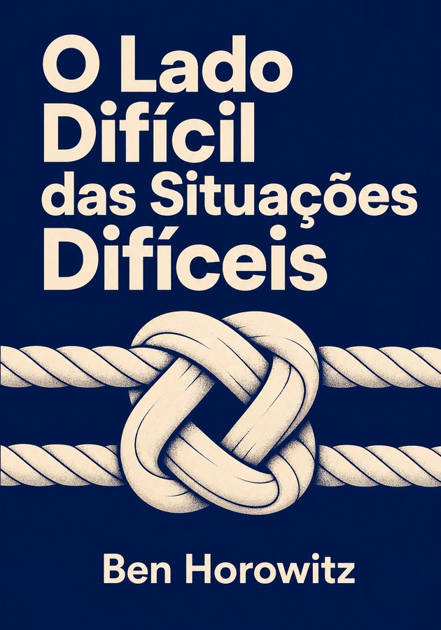 Capa do livro O Lado Difícil das Situações Difíceis, de Ben Horowitz — resumo e resenha crítica no 12min