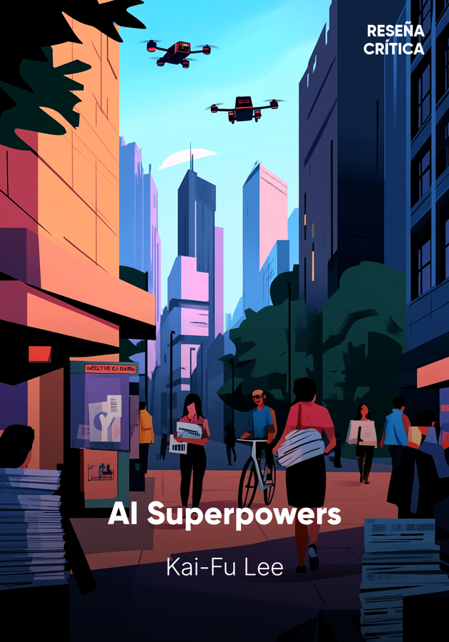 Portada del libro AI Superpowers, de Kai-Fu Lee — resumen crítico y reseña en 12min
