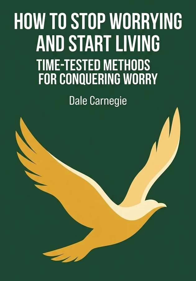 Book cover of How to Stop Worrying and Start Living by Dale Carnegie — critical summary review on 12min