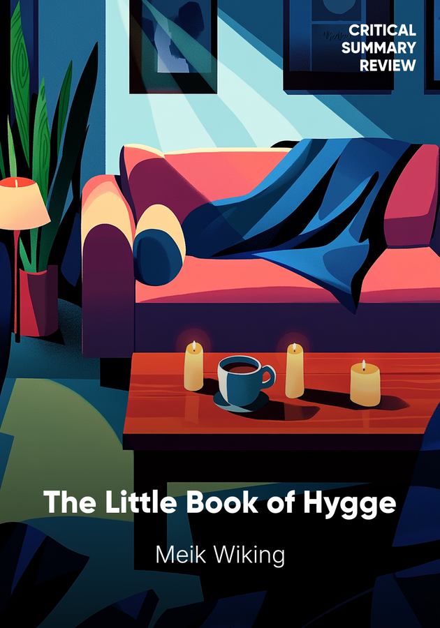 Book cover of The Little Book of Hygge by Meik Wiking — critical summary review on 12min