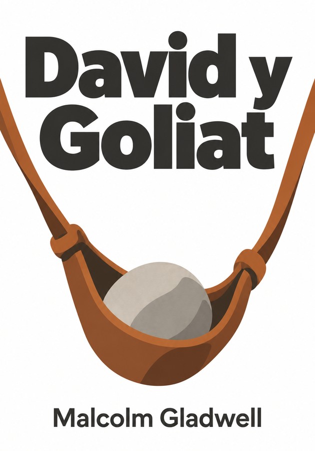 Portada del libro David y Goliat, de Malcolm Gladwell — resumen crítico y reseña en 12min