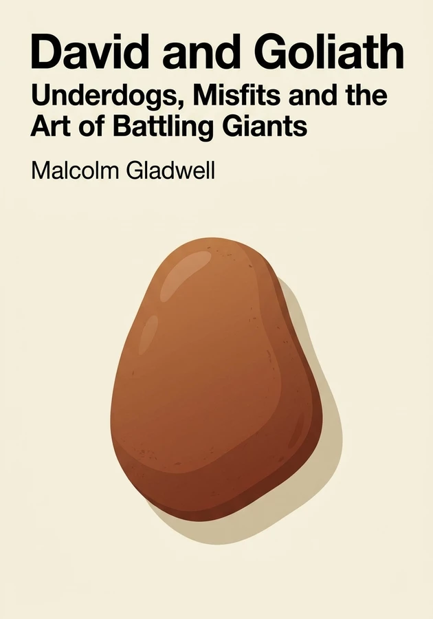 Book cover of David and Goliath by Malcolm Gladwell — critical summary review on 12min