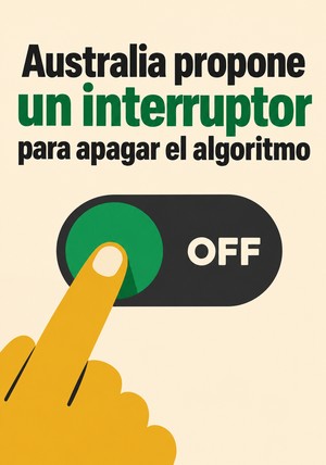 Portada del libro Australia propone un interruptor para apagar el algoritmo, de 12min Originals — resumen crítico y reseña en 12min