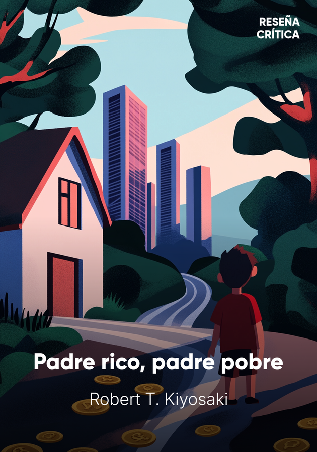 Portada del libro Padre rico, padre pobre, de Robert T. Kiyosaki — resumen crítico y reseña en 12min