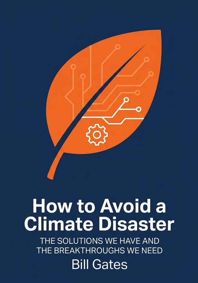 Book cover of How to Avoid a Climate Disaster by Bill Gates — critical summary review on 12min