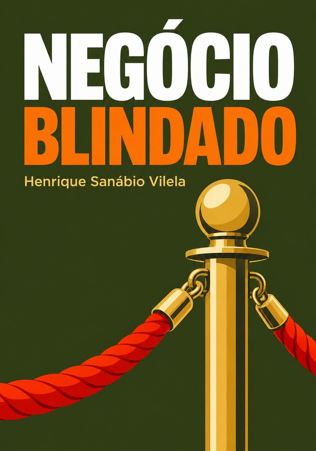 Capa do livro Negócio blindado, de Henrique Sanábio Vilela — resumo e resenha crítica no 12min