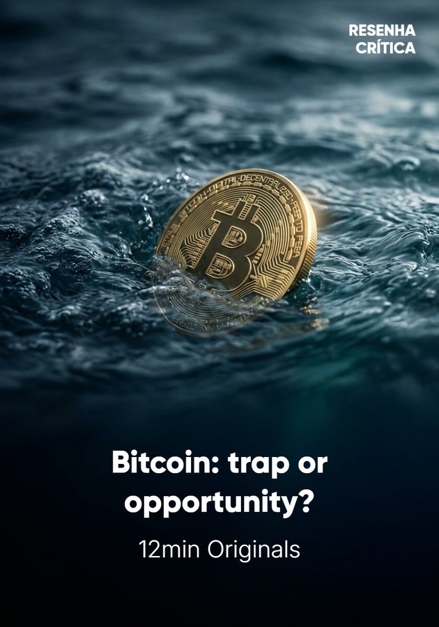 Book cover of Bitcoin: trap or opportunity? by 12min Originals — critical summary review on 12min