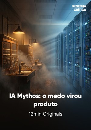 Capa do livro IA Mythos: o medo virou produto, de 12min Originals — resumo e resenha crítica no 12min