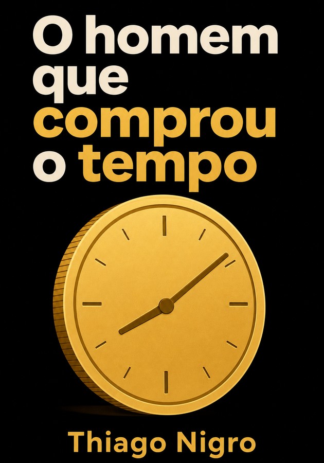 Capa do livro O homem que comprou o tempo, de Thiago Nigro — resumo e resenha crítica no 12min