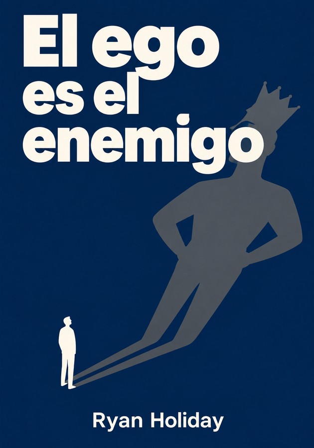 Portada del libro El ego es el enemigo, de Ryan Holiday — resumen crítico y reseña en 12min