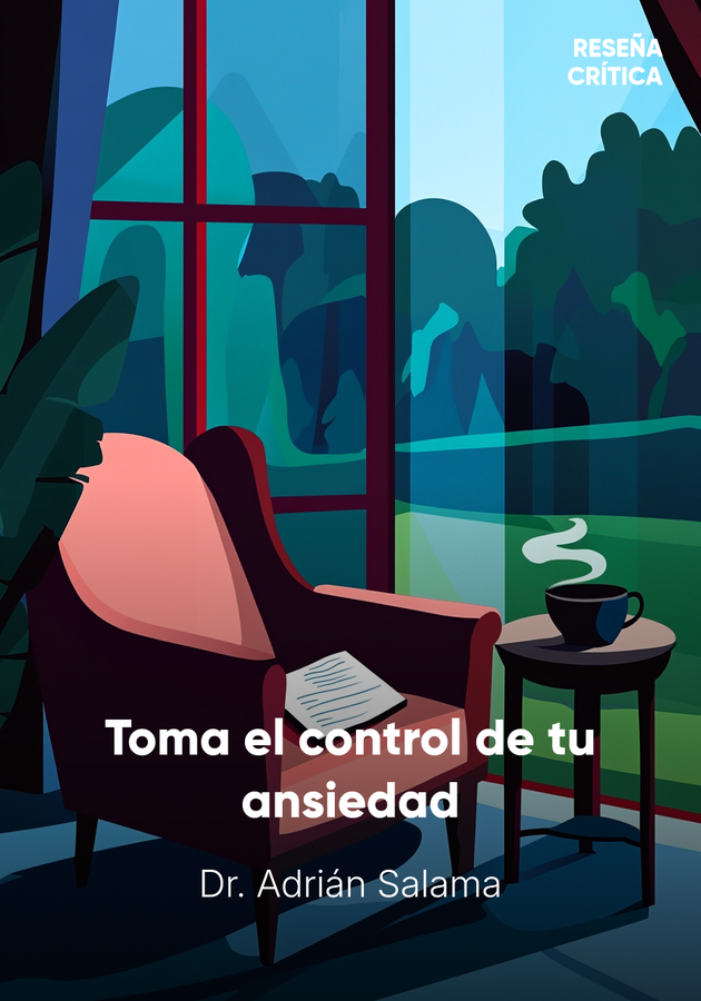 Portada del libro Toma el control de tu ansiedad, de Dr. Adrián Salama — resumen crítico y reseña en 12min