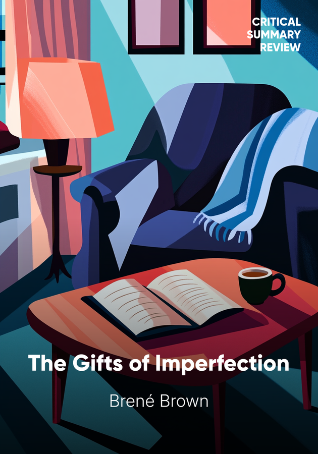 Book cover of The Gifts of Imperfection by Brené Brown — critical summary review on 12min