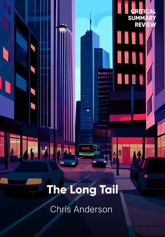 Book cover of The Long Tail by Chris Anderson — critical summary review on 12min
