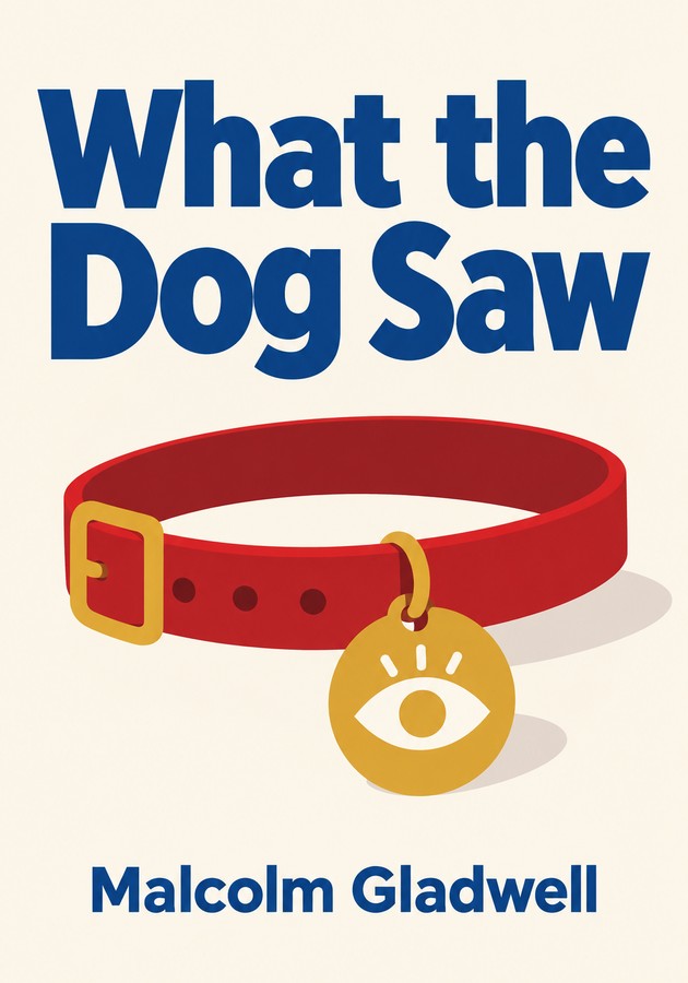 Book cover of What the Dog Saw by Malcolm Gladwell — critical summary review on 12min