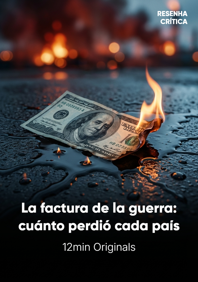 Portada del libro La factura de la guerra: cuánto perdió cada país, de 12min Originals — resumen crítico y reseña en 12min