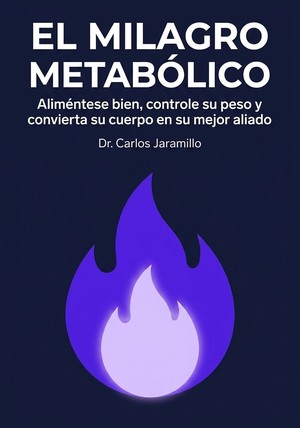 Portada del libro El Milagro Metabólico, de Dr. Carlos Jaramillo — resumen crítico y reseña en 12min